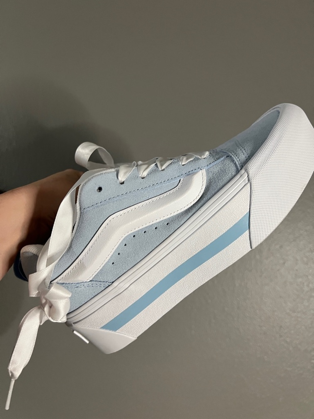 Vans KNU STACK Vintage Satin Dream Blue. Womens size 7.5 New with tags, No Box.